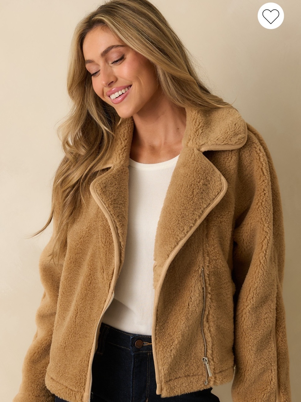 Z Supply Camel Teddy Jacket
